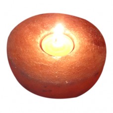 Round Rock Salt T-Light Candle